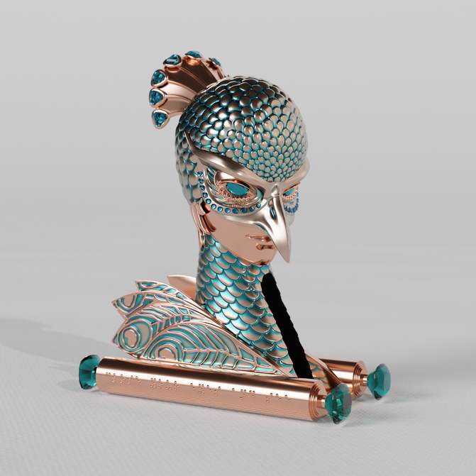 Peacock Napkin Ring