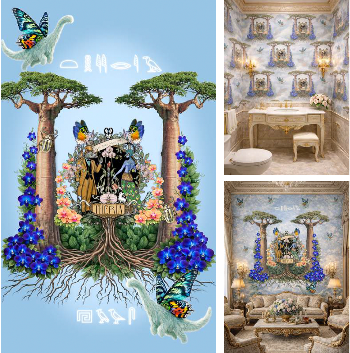 La Maison Première: Thèria in the Garden of Eden Wallpaper