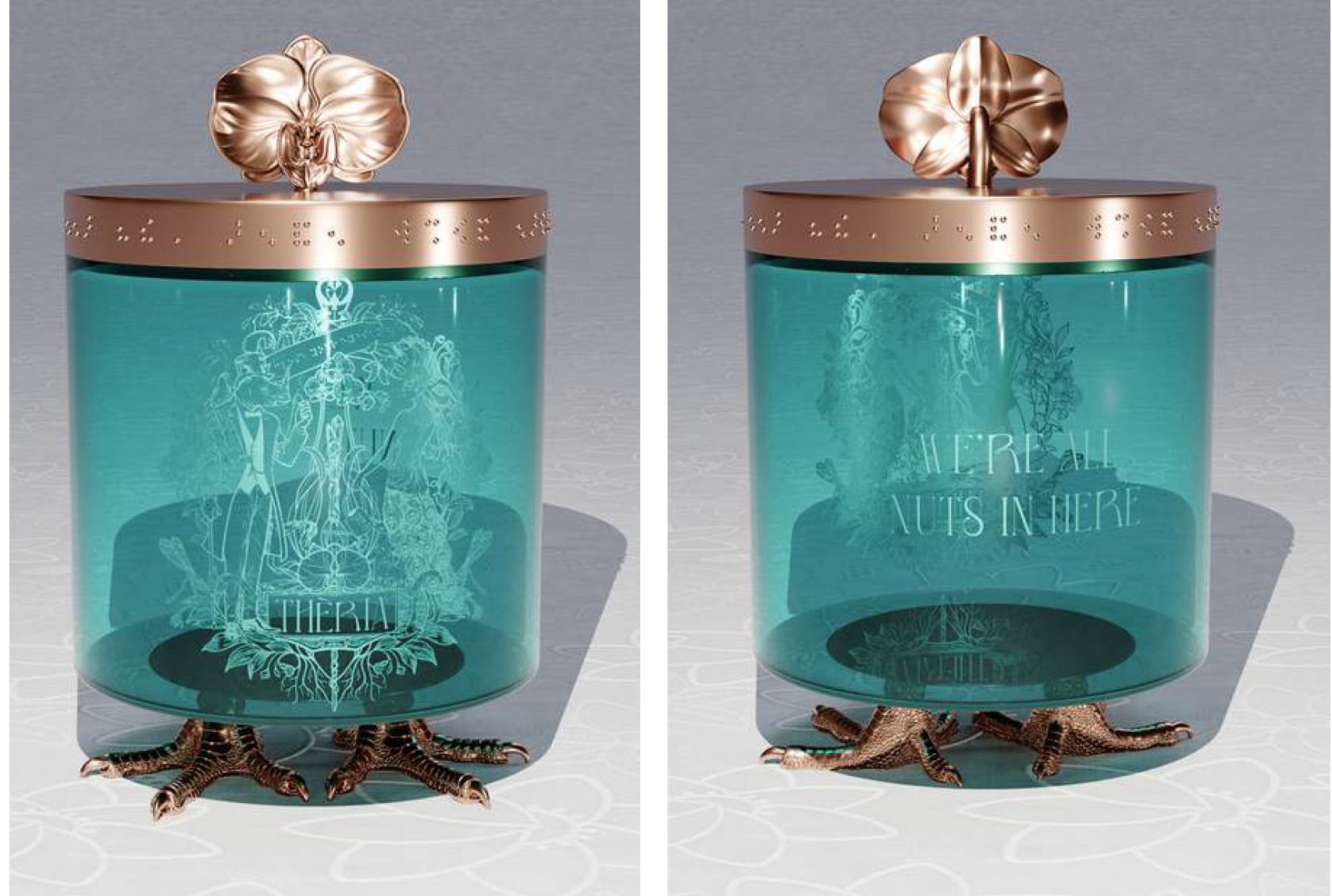 We are all nuts in here Jar