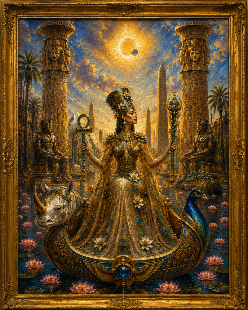 Portal of Ma'at Exhibit Metal Print
