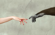 Hand of God Exhibit Mount Metal Print