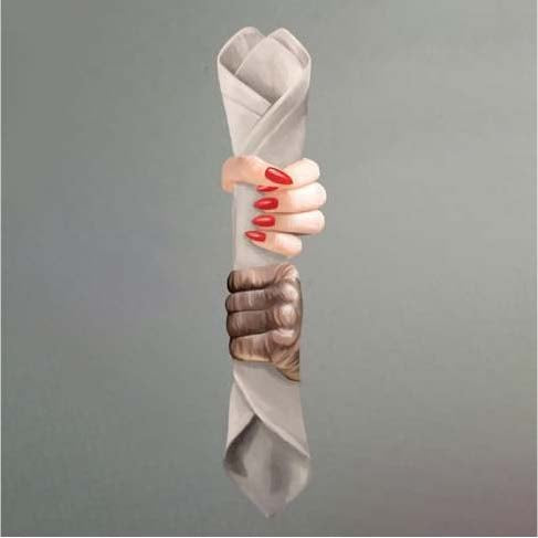 Hand of God Napkin Ring
