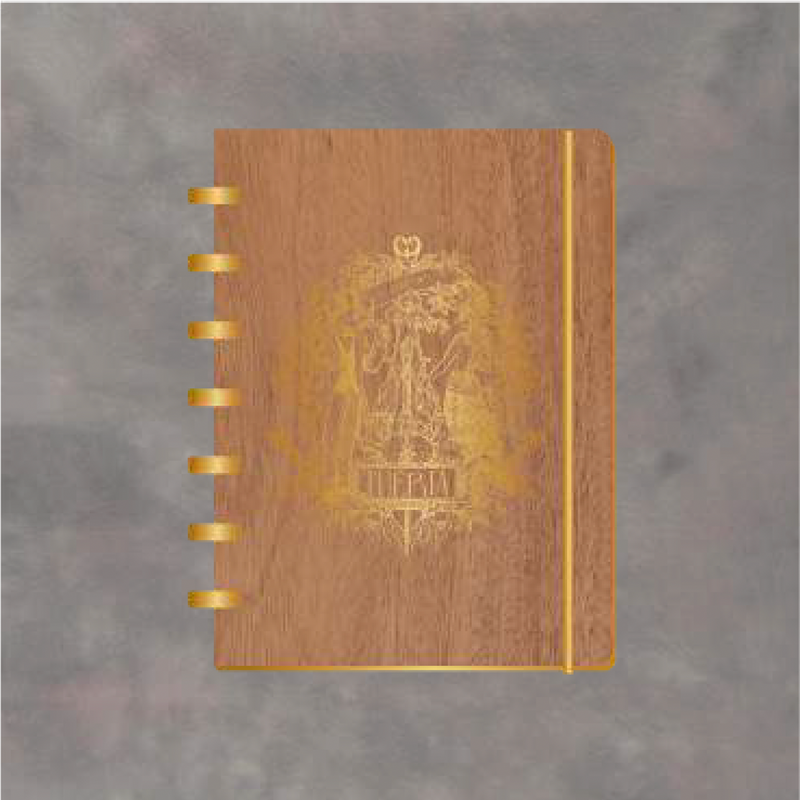 Golden Wood Small Notebook