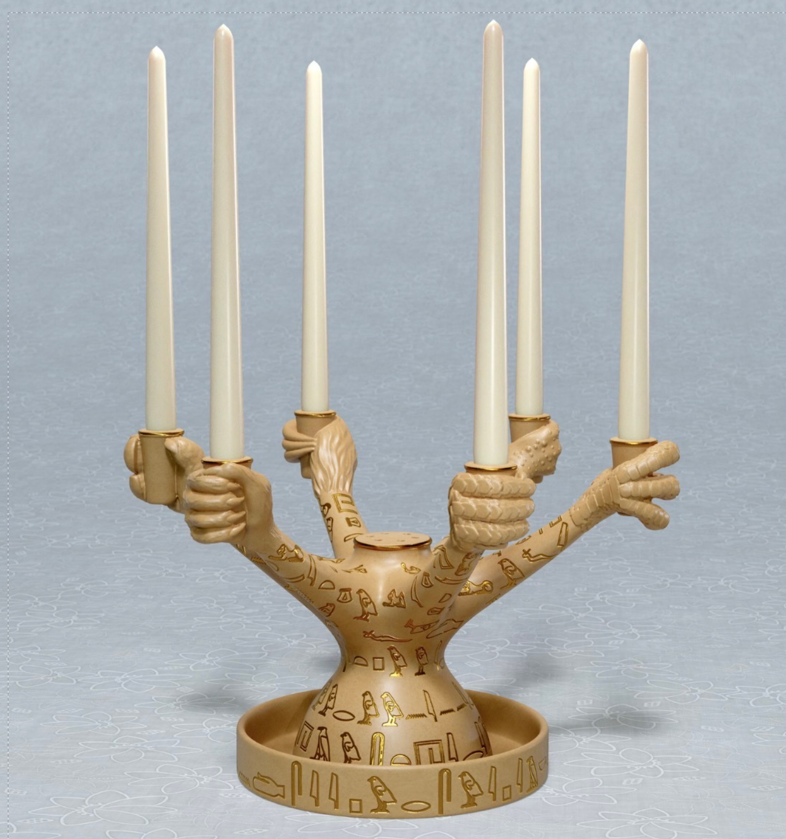 Biocentrism Candelabra & Incense Vessel