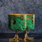 Sehnsucht Peacock foot soup and salad bowl