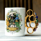 Family Crest Bejeweled Knuckle Mug