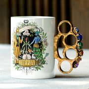 Family Crest Bejeweled Knuckle Mug