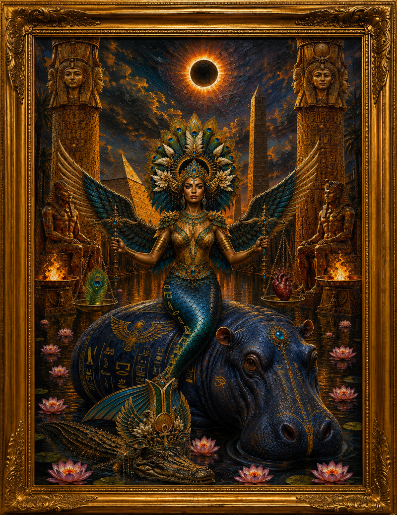 Portal of Ma'at Exhibit Metal Print