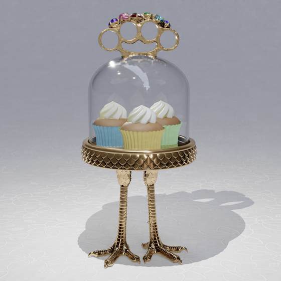 Baba Yaga Cupcake Stand