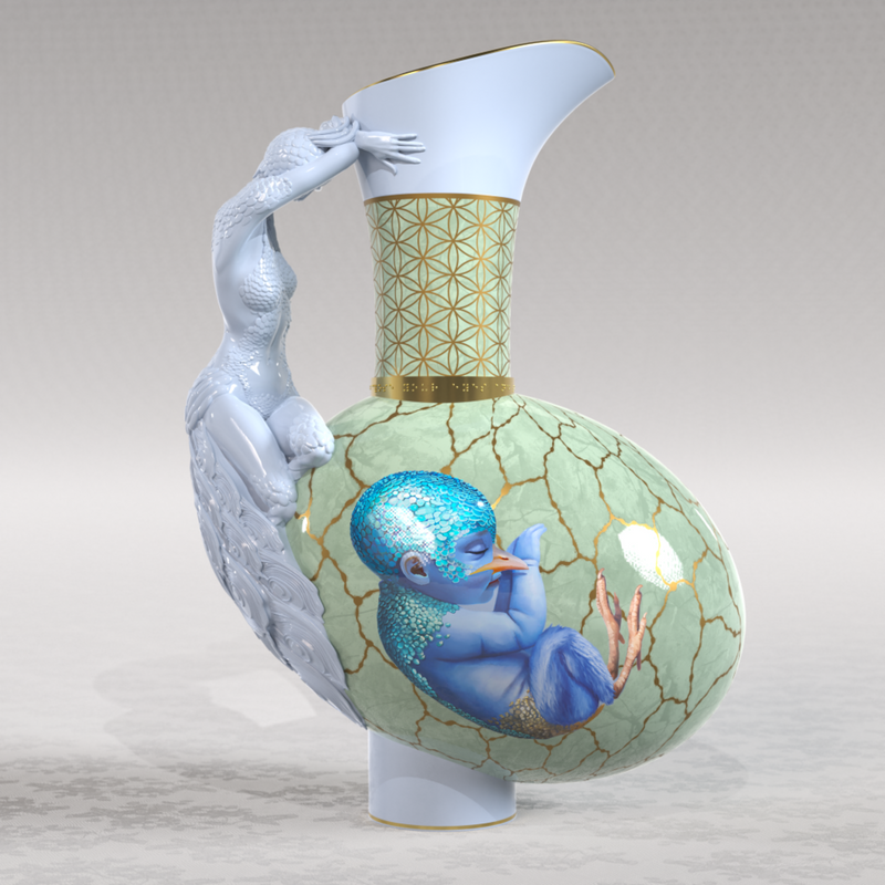 The Unbearable Lightness of Being Water Carafe
