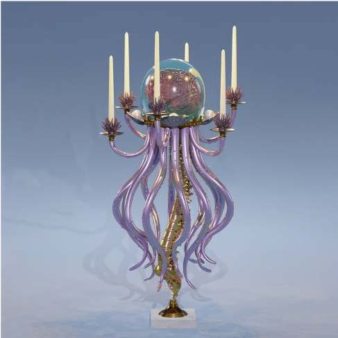 Medusa Ascending Candelabra