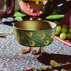 Sehnsucht Peacock foot soup and salad bowl