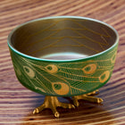 Sehnsucht Peacock foot soup and salad bowl