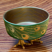 Sehnsucht Peacock foot soup and salad bowl