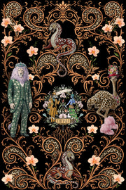 Heraldry of the Wild Temptations Exhibit Metal Print