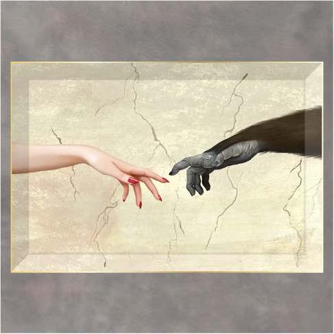Hand of God Serving Platter