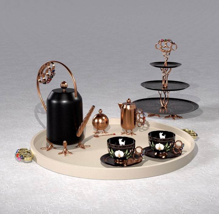 The Tea Pot Time Machine Tea Set